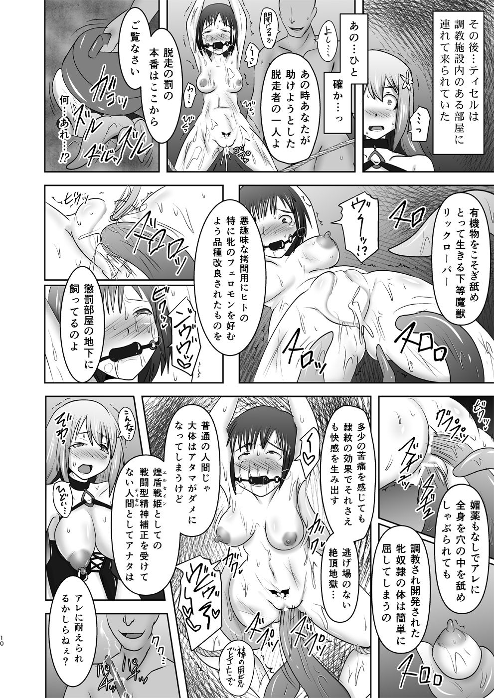 C91新刊 煌盾戦姫エルセイン 恥虐の隷獄島・後編