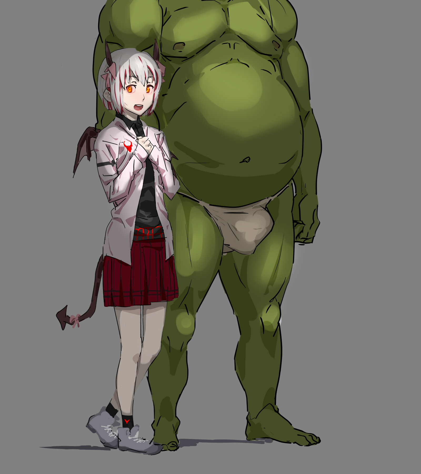 てんしちゃんvsオークくん