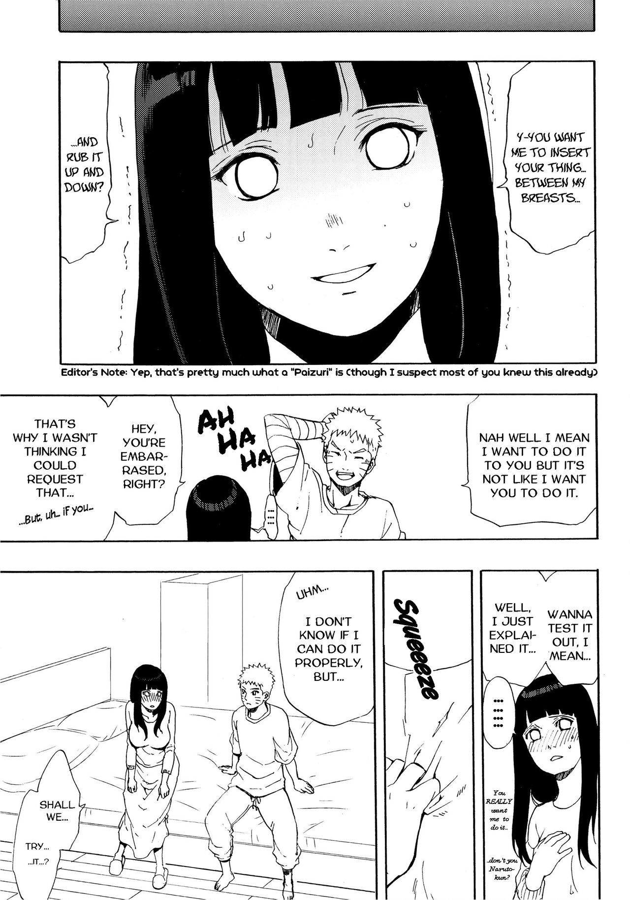 NARUTO-ナルト-くんパイズリってなあに？