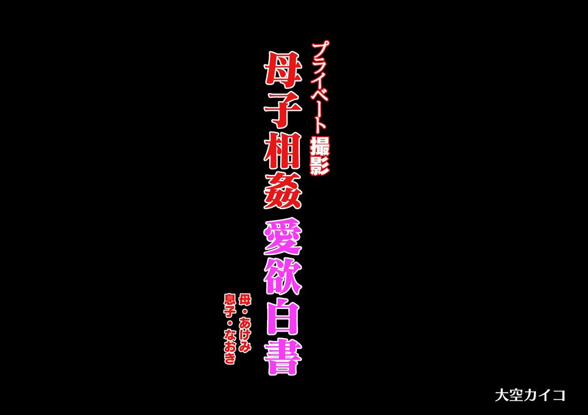 プライベート撮影母子相姦欲情ホワイトペーパーパッケージ