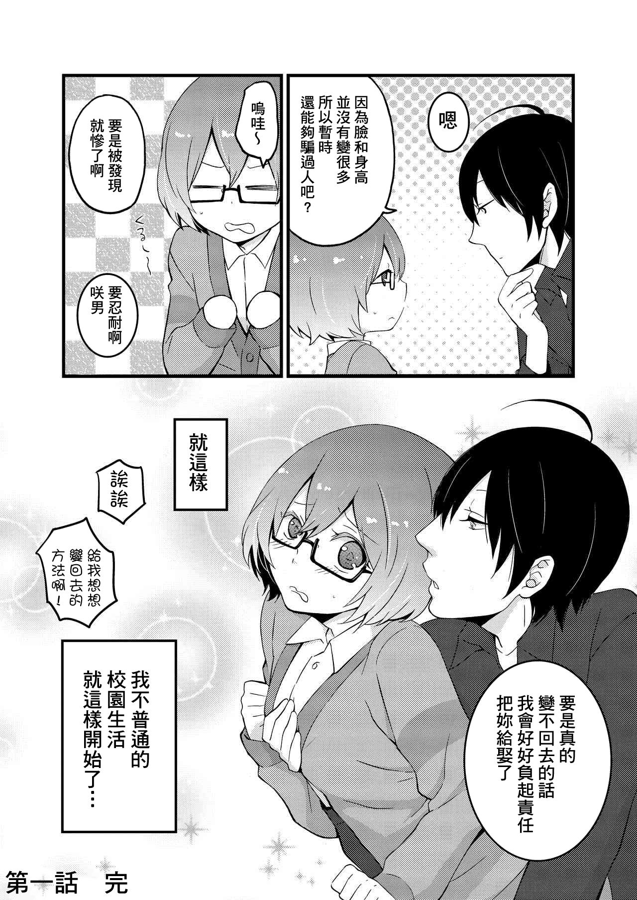 [永田まりあ] 突然女の子になったので、俺のおっぱい揉んでみませんか? 1 [中国翻訳]