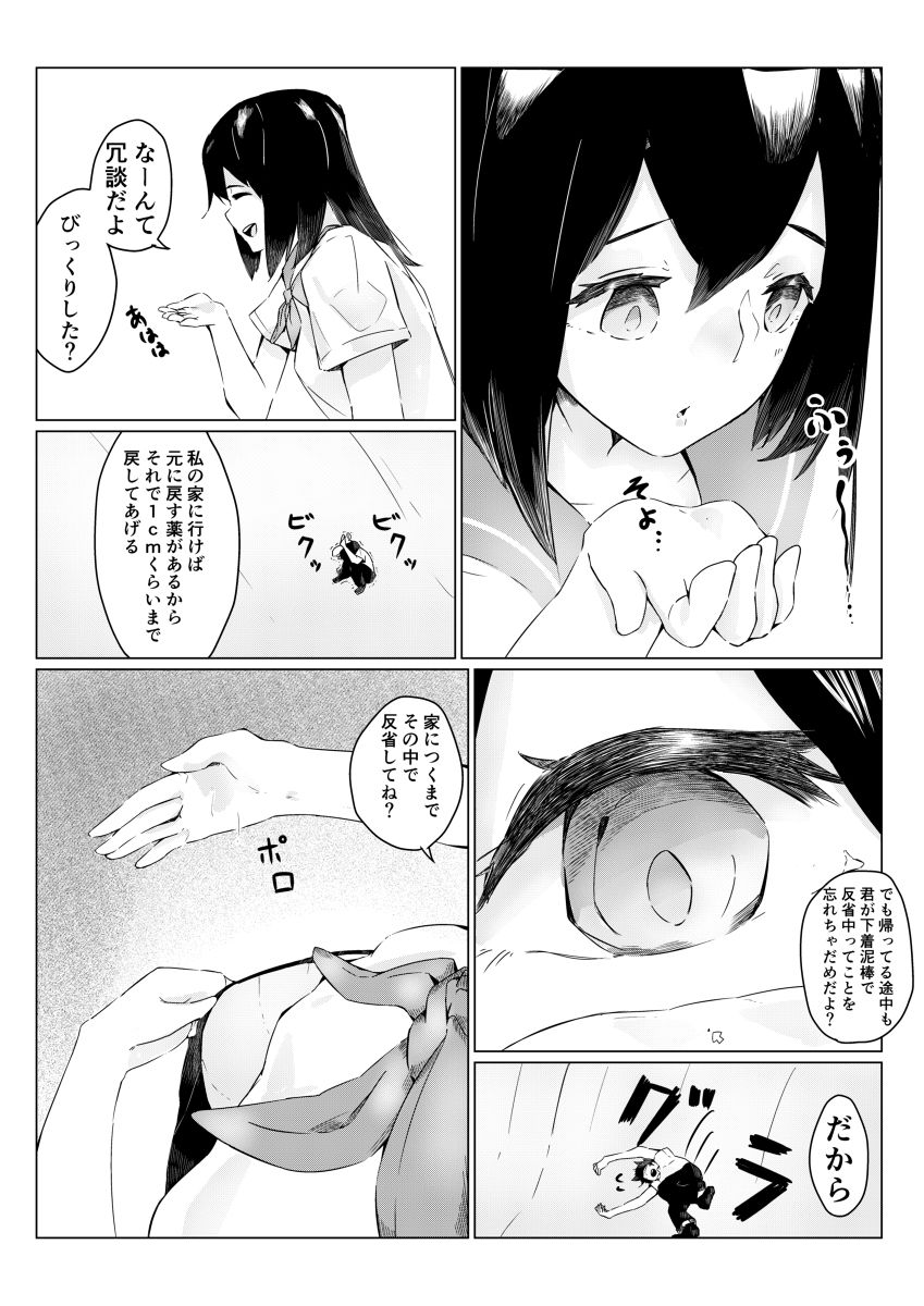 [まるしゃも] さちえちゃんは小さくしたい2