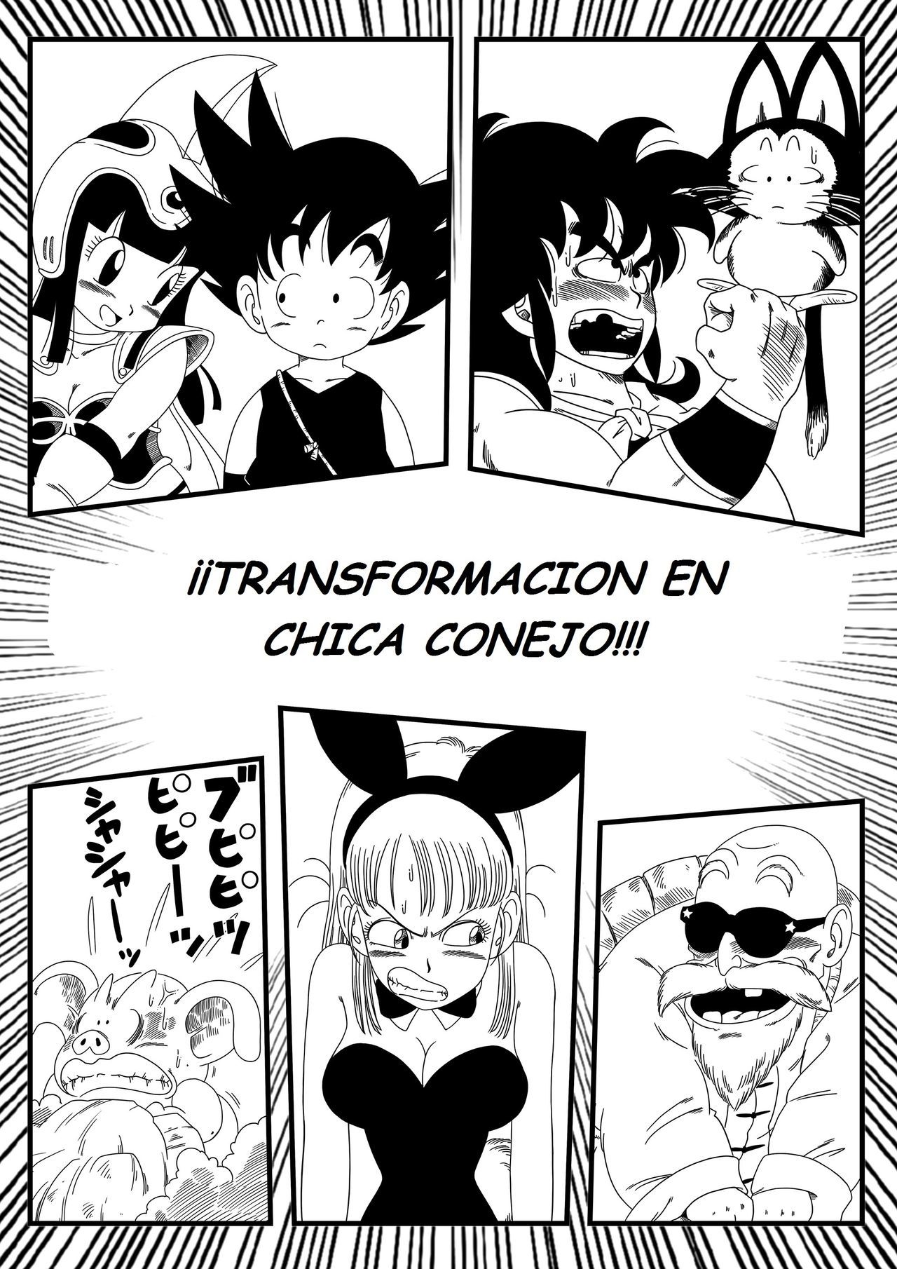 バニーガール変身| Transformacion en Chica Conejo