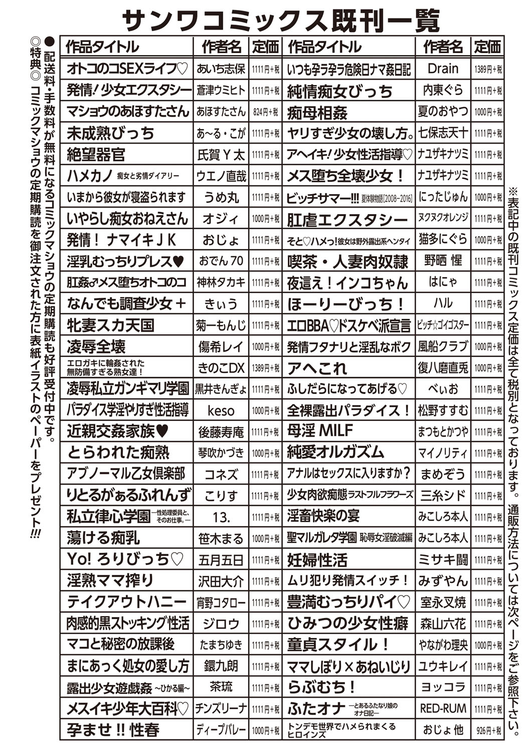 コミック・マショウ 2019年4月号 [DL版]