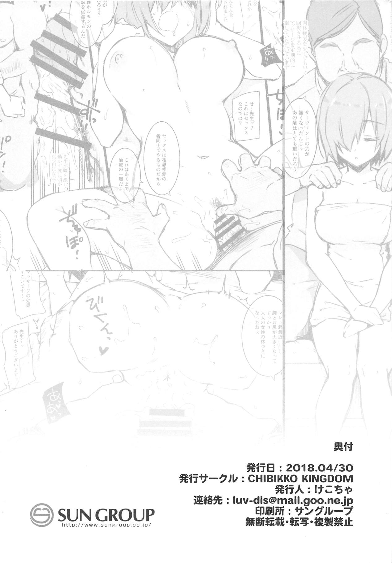 (COMIC1☆13) [CHIBIKKO KINGDOM (けこちゃ)] メンテナンスタイム (Fate/Grand Order)