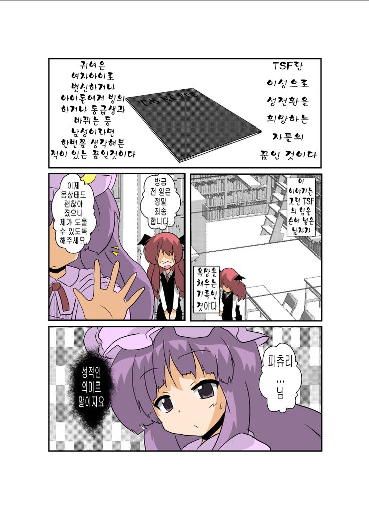 東方TS物語〜パチョリ編〜