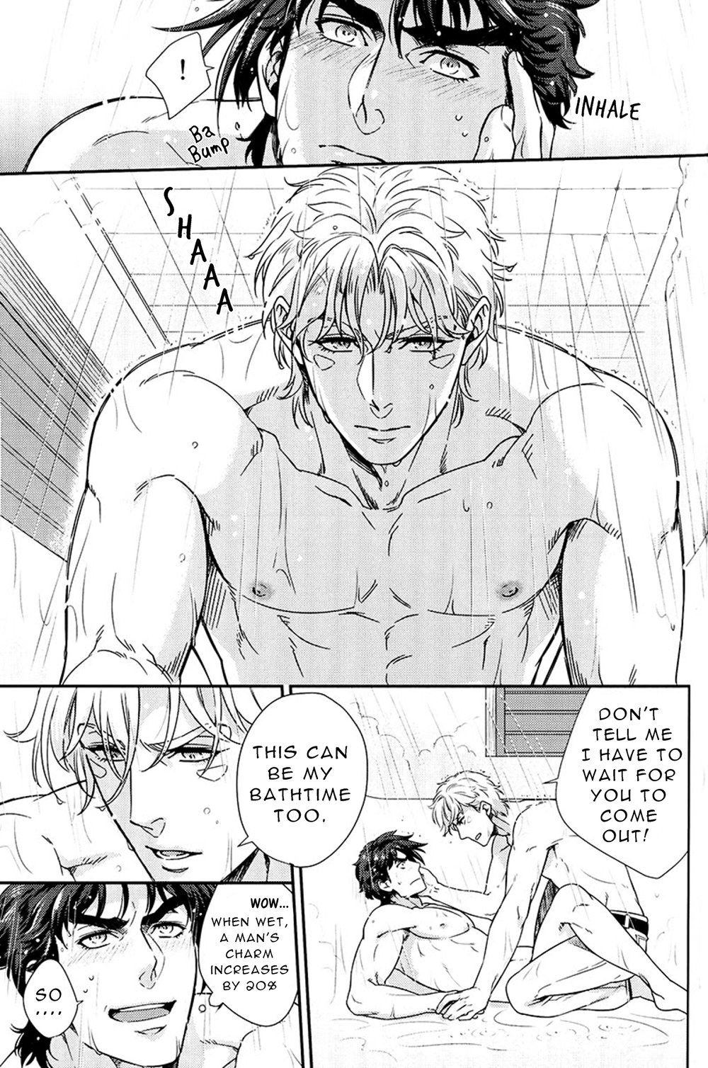 (Golden Blood 10) [Orange★staR (久連)] Bath Scramble (ジョジョの奇妙な冒険) [英訳]
