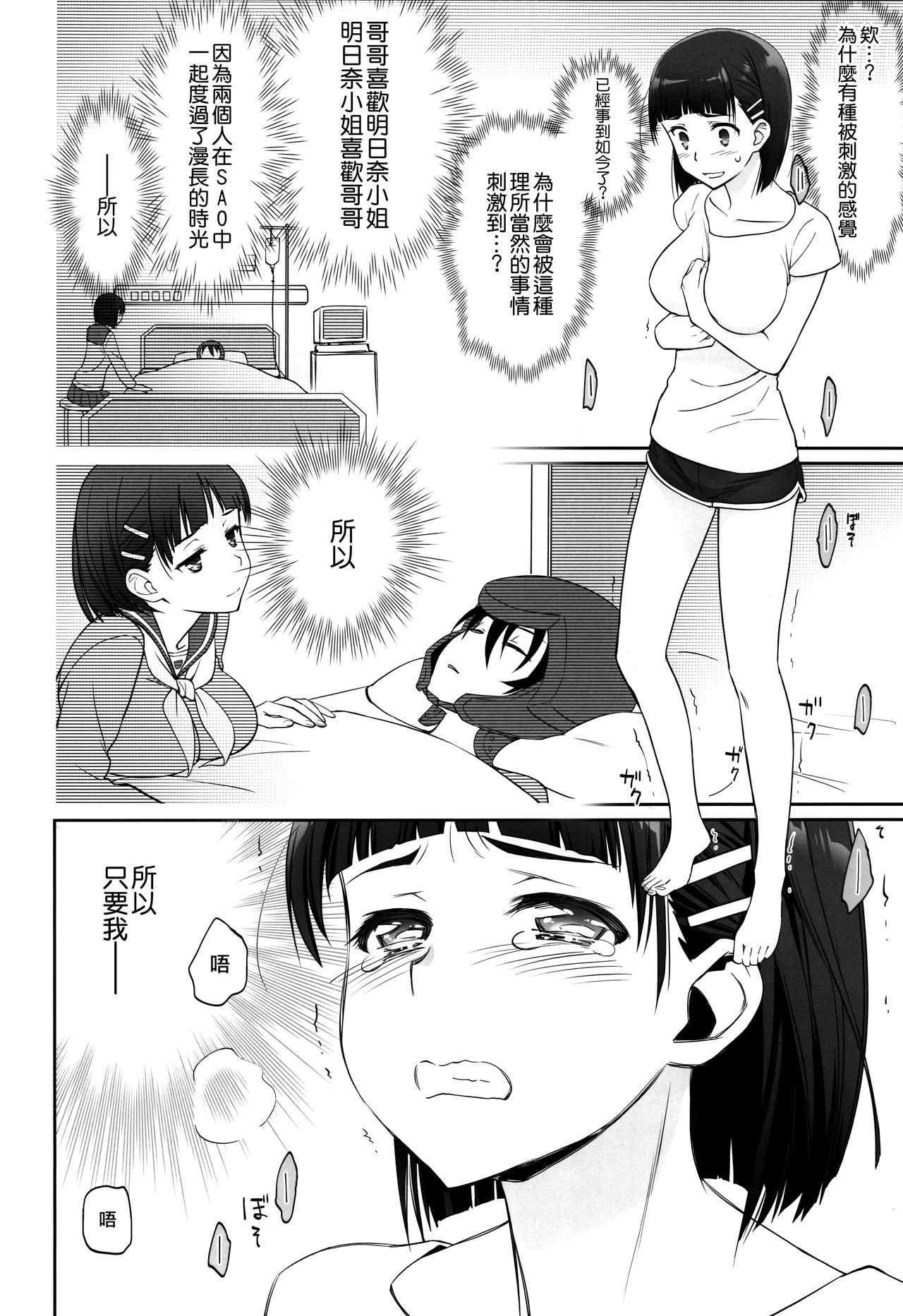 (C96) [Bloody Okojo (きゃびあ、モジャコ)] irreversible reaction (ソードアート・オンライン) [中国翻訳]