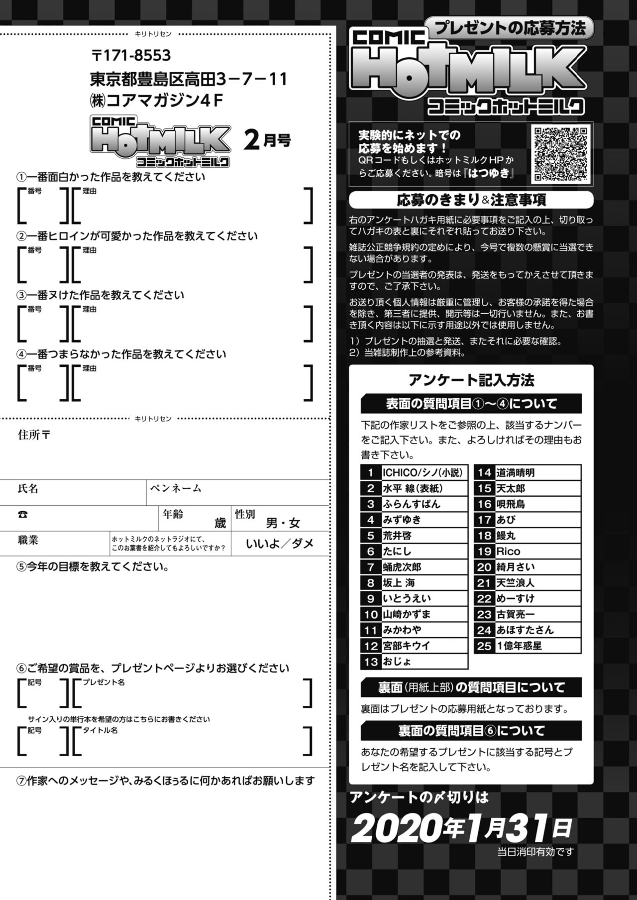 コミックホットミルク 2020年2月号 [DL版]