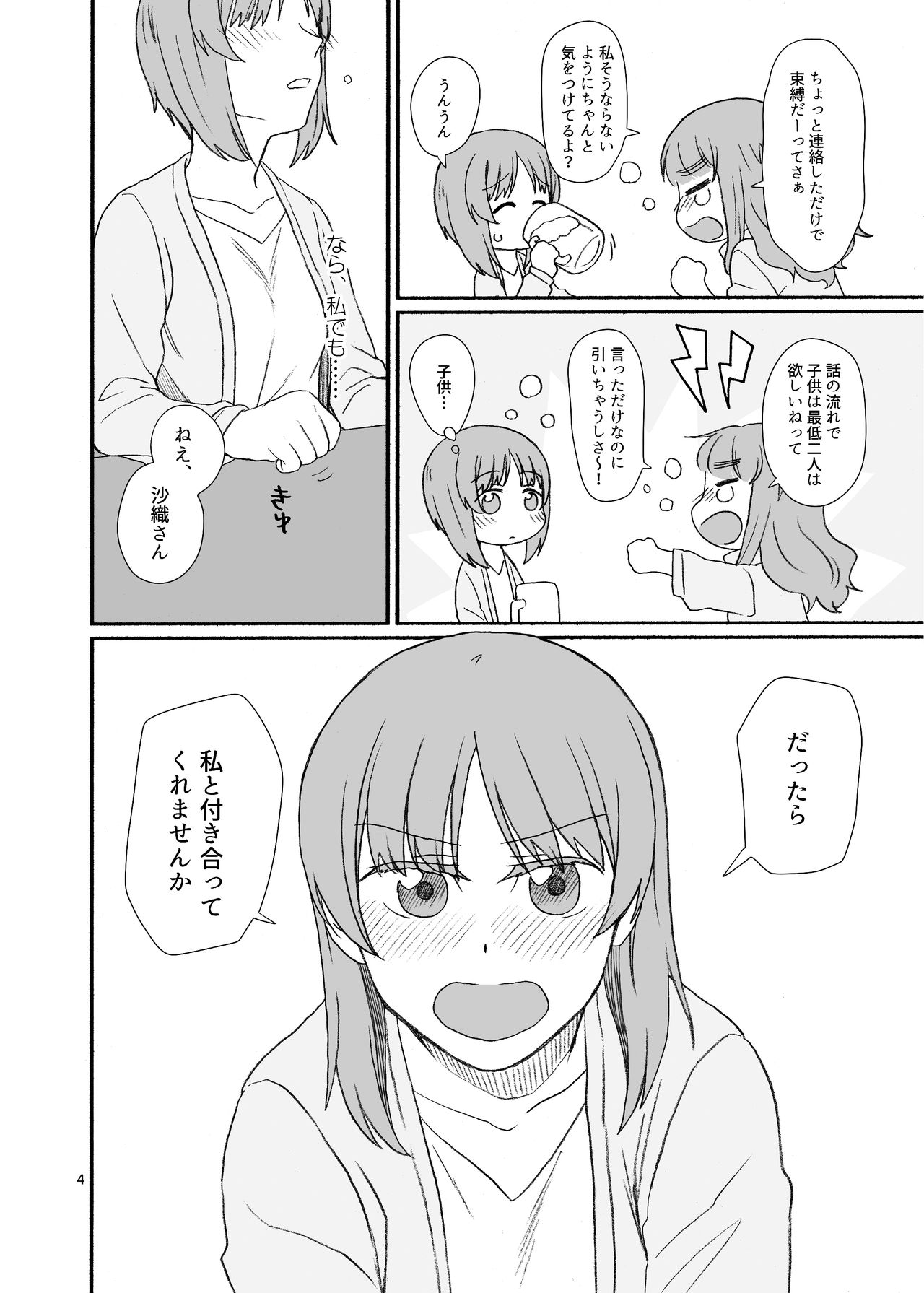 [カナリアとつばめ (はやかわトリノネ)] 沙織さん、付き合って下さい! (ガールズ&パンツァー) [DL版]