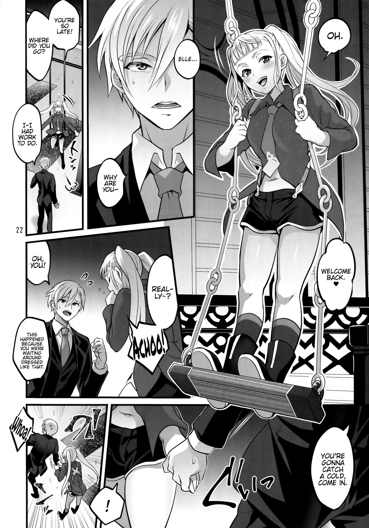 (C96) [テンパりんぐ (トキマチ☆エイセイ)] オトナになっても変わらずふたなりエルに振り回される! (テイルズオブエクシリア2) [英訳]