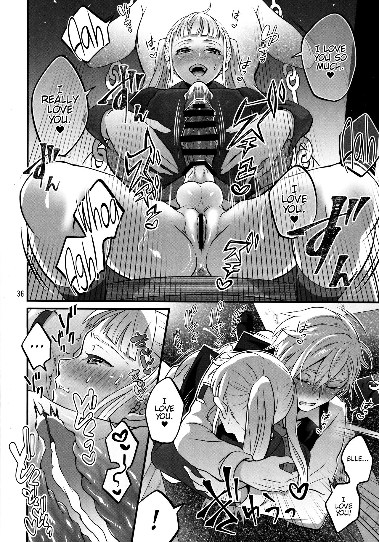 (C96) [テンパりんぐ (トキマチ☆エイセイ)] オトナになっても変わらずふたなりエルに振り回される! (テイルズオブエクシリア2) [英訳]