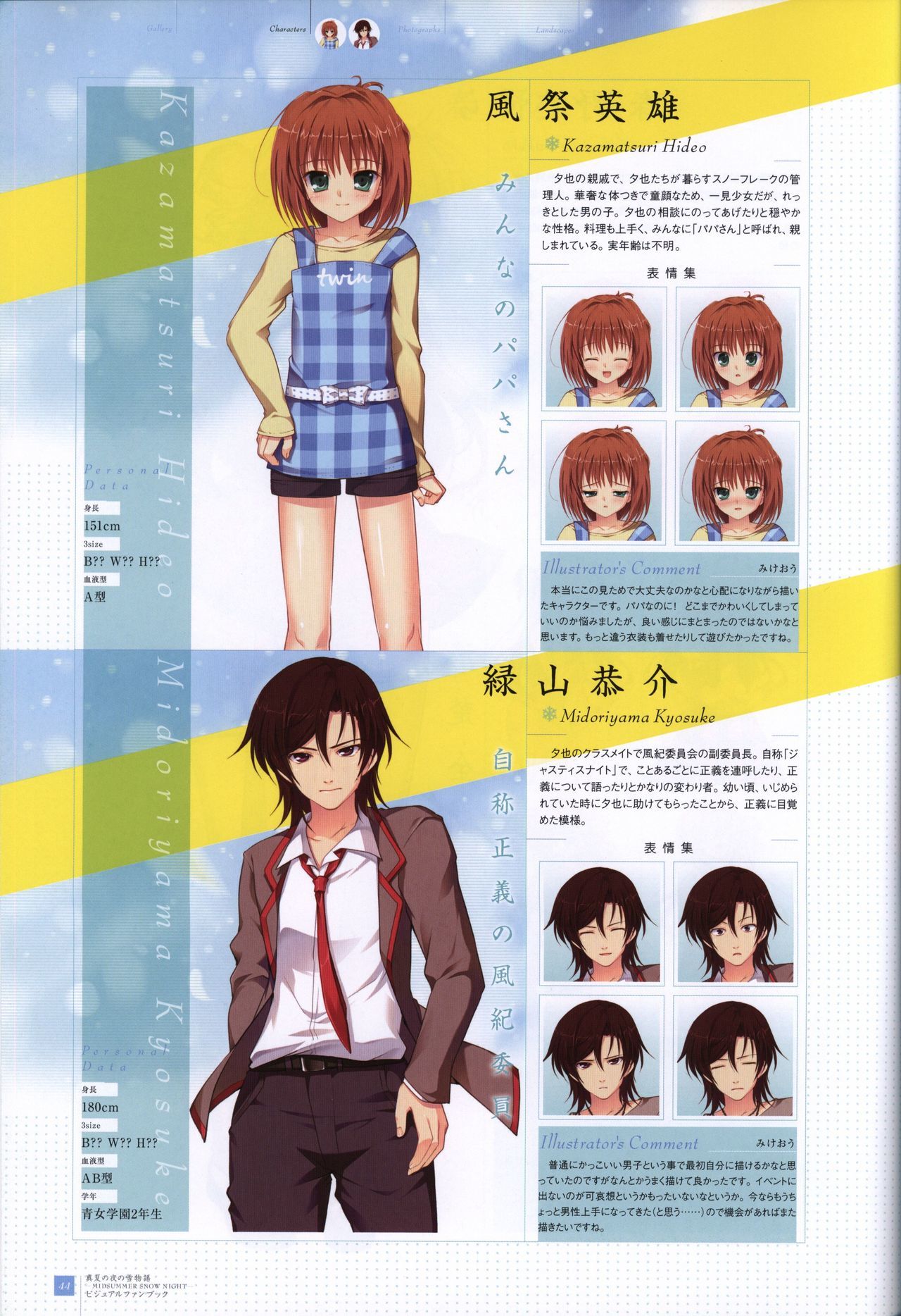真夏の夜の雪物語-MIDSUMMERSNOWNIGHT-ビジュアルファンブック