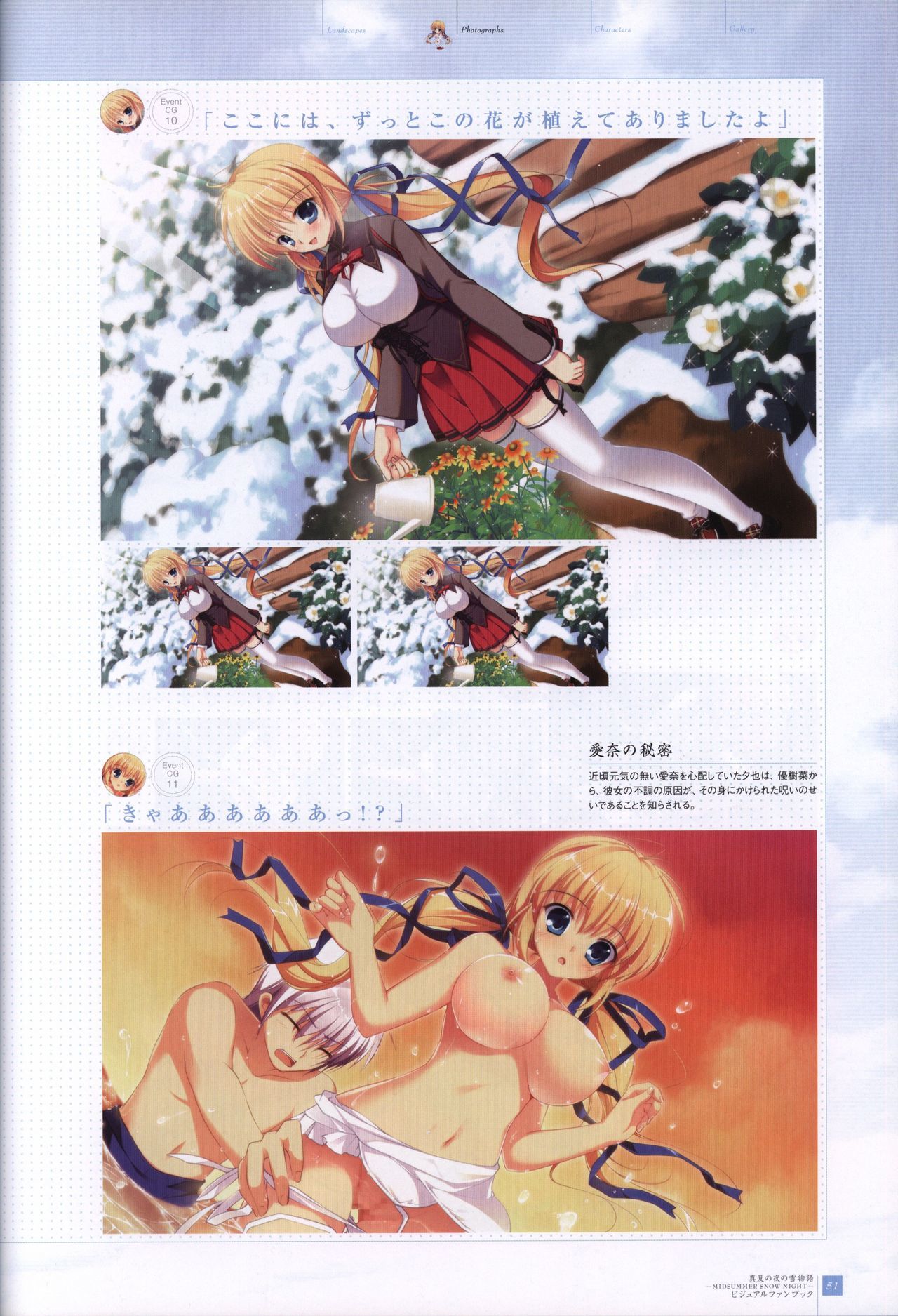 真夏の夜の雪物語-MIDSUMMERSNOWNIGHT-ビジュアルファンブック