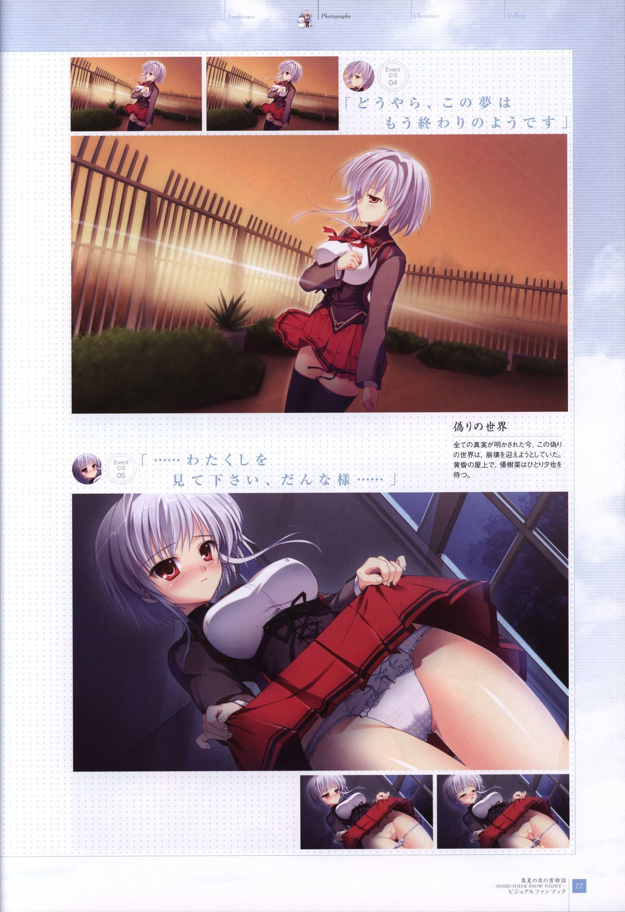 真夏の夜の雪物語-MIDSUMMERSNOWNIGHT-ビジュアルファンブック