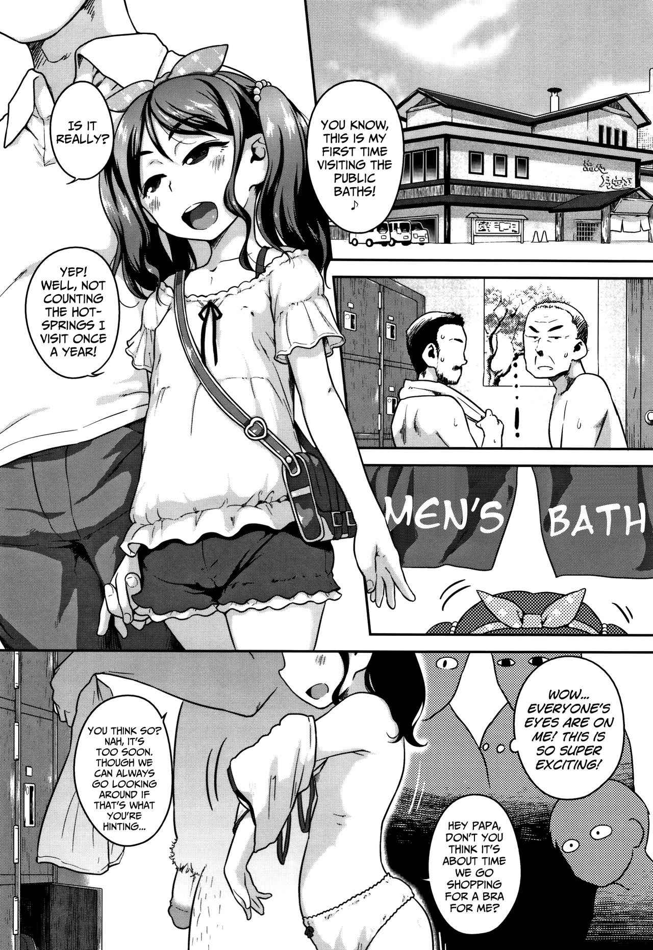 [チグチミリ] 父娘じゃないのか… (ふくらみかけがお好きでしょ) [英訳]