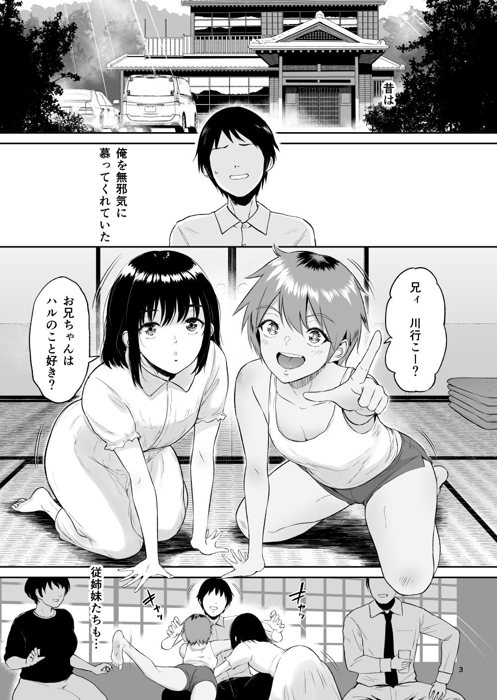 [yogurt (ビフィダス)] いとことー田舎で再会したむちむち娘二人との種付け交尾記録 [DL版]