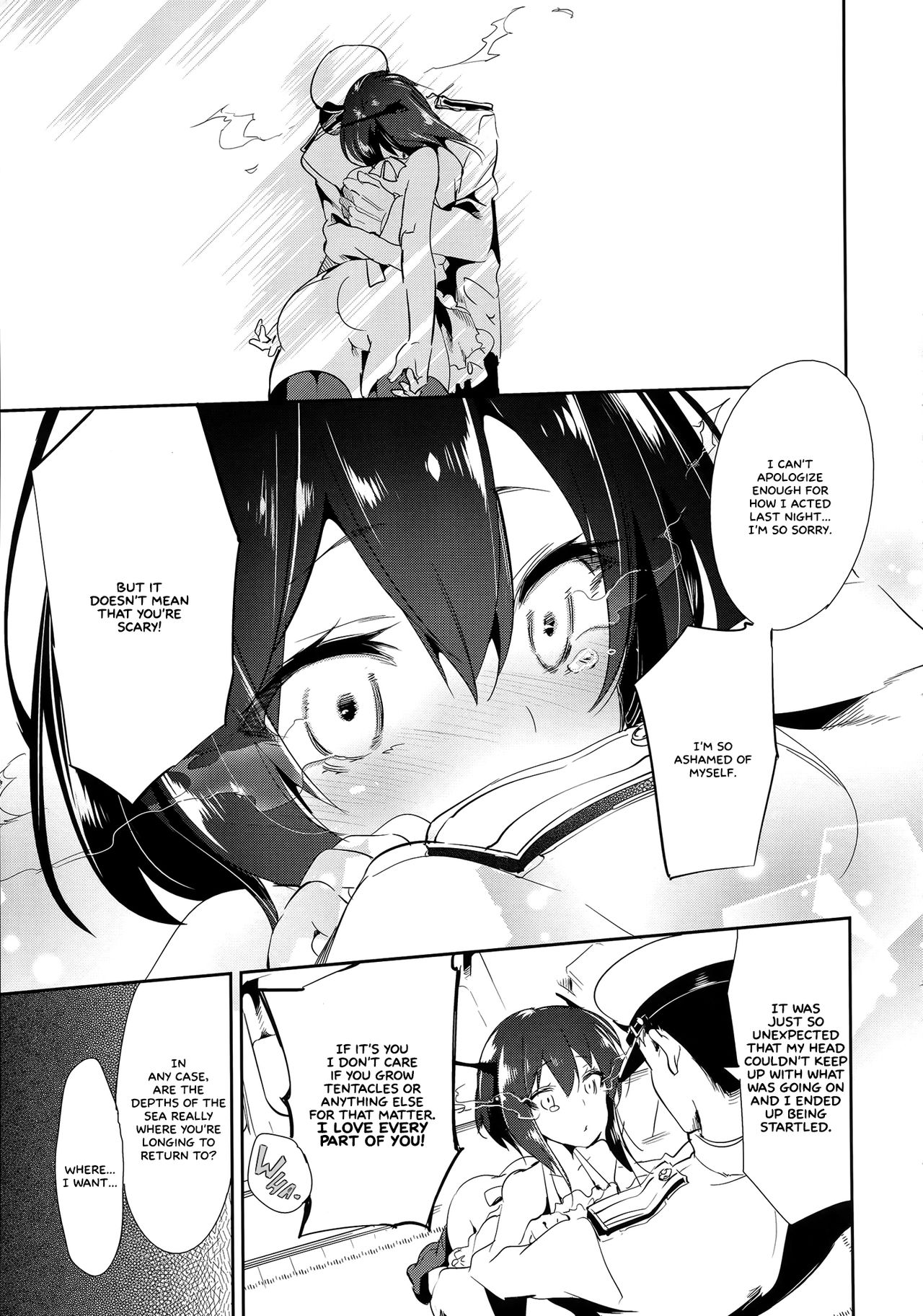(C89) [かみしき (守月史貴)] 花嫁は深海大鳳ちゃん (艦隊これくしょん -艦これ-) [英訳]