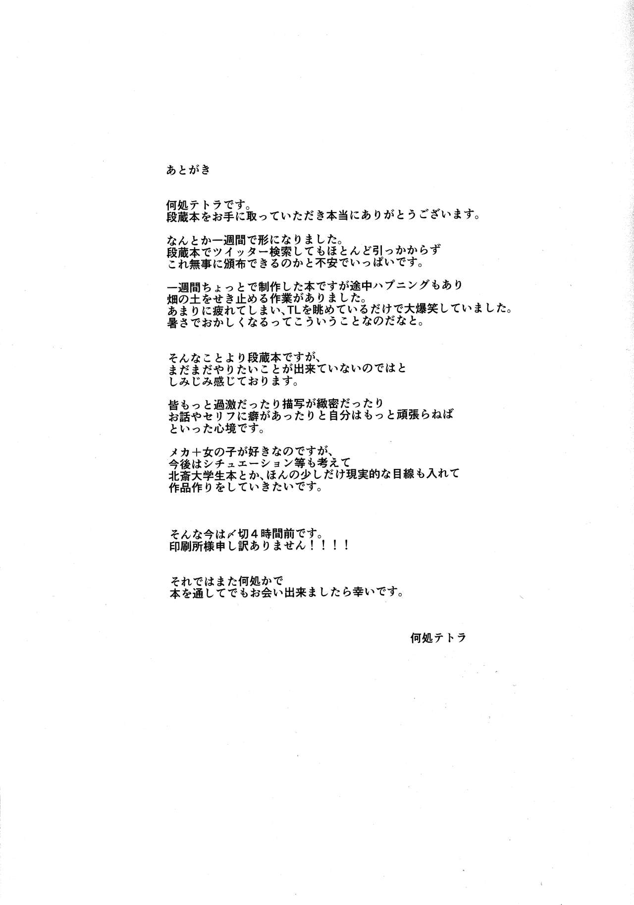 (C94) [ココロメトロ (何処テトラ)] 人形記‐輪‐ (Fate/Grand Order)