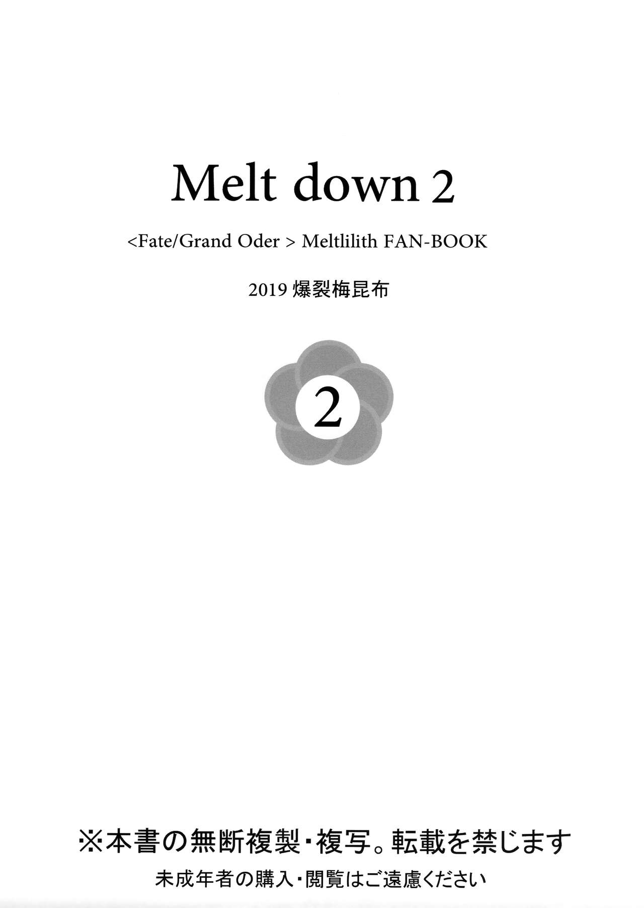 (C96) [爆裂梅昆布 (けそシロウ)] Melt down 2 (Fate/Grand Order) [英訳]
