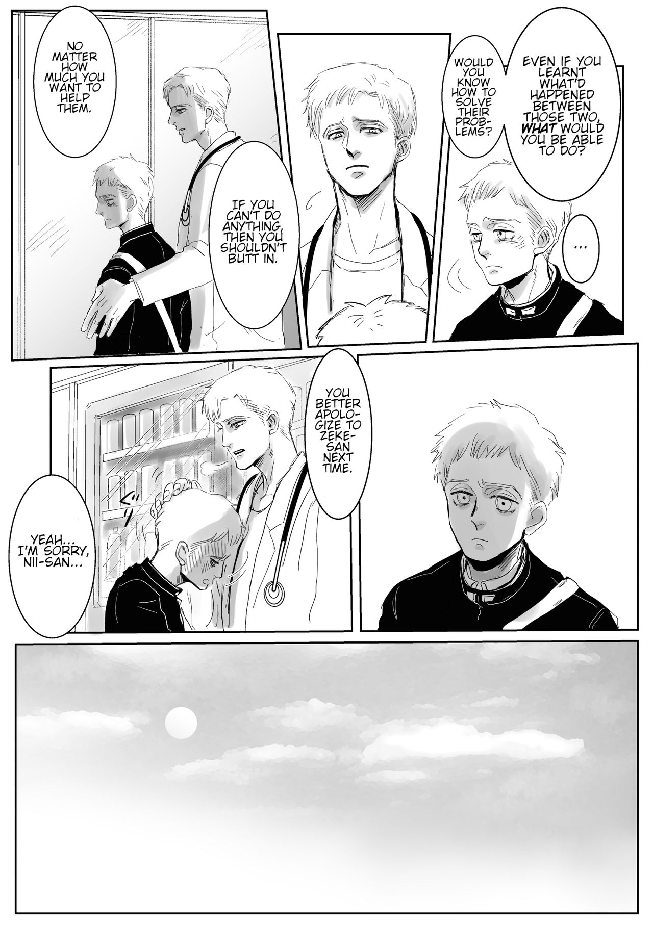 [潮流 (しおみ)] BOYS, IN THE BLUE MOOM SHADOWS 少年は青い月の影に (進撃の巨人) [英訳] [DL版]