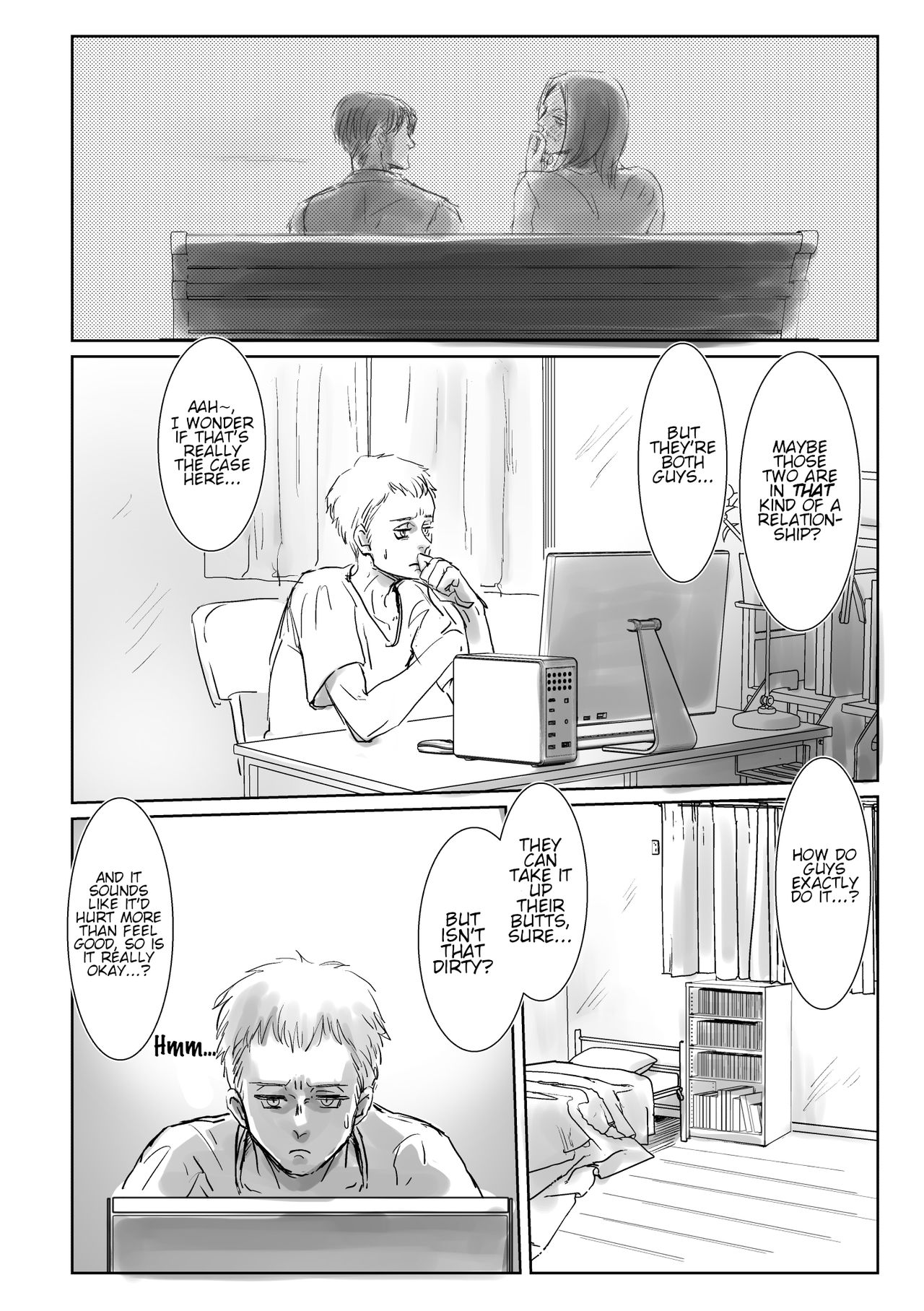 [潮流 (しおみ)] BOYS, IN THE BLUE MOOM SHADOWS 少年は青い月の影に (進撃の巨人) [英訳] [DL版]