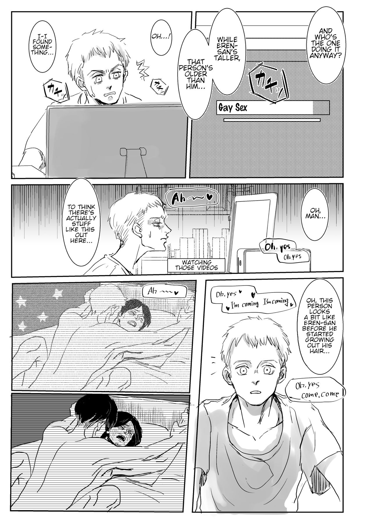 [潮流 (しおみ)] BOYS, IN THE BLUE MOOM SHADOWS 少年は青い月の影に (進撃の巨人) [英訳] [DL版]