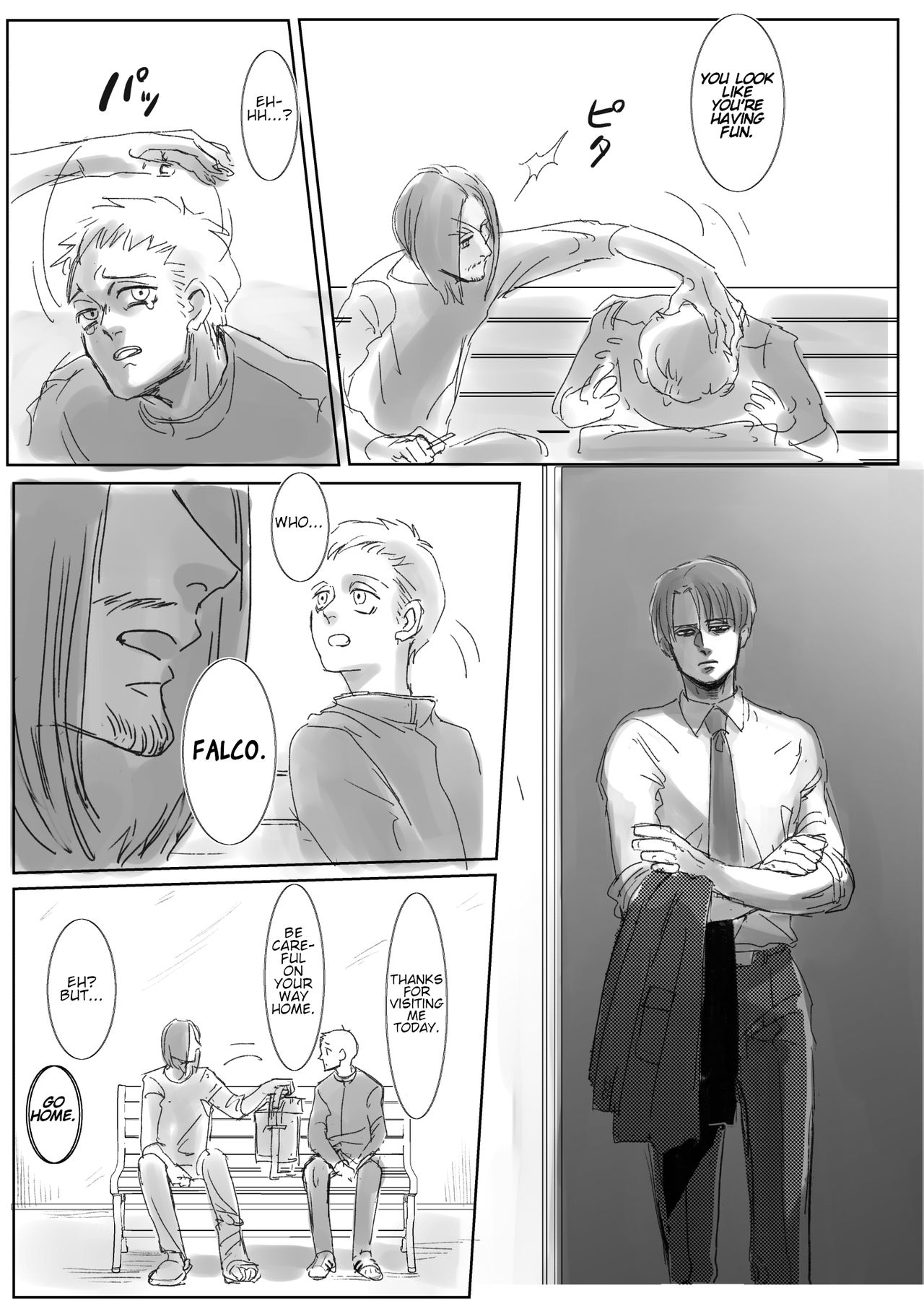 [潮流 (しおみ)] BOYS, IN THE BLUE MOOM SHADOWS 少年は青い月の影に (進撃の巨人) [英訳] [DL版]