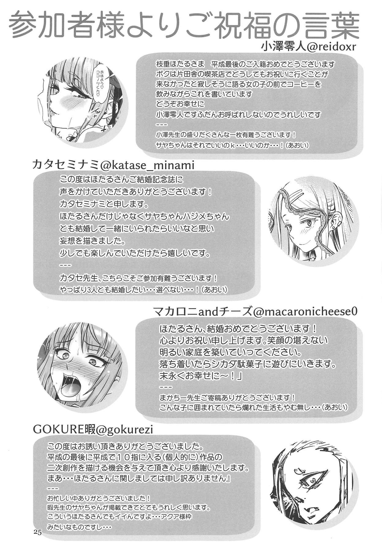 (COMIC1☆15) [BlueMage (あおいまなぶ)] だがしちちEX 枝垂ほたる嬢 御成婚記念誌 (だがしかし)