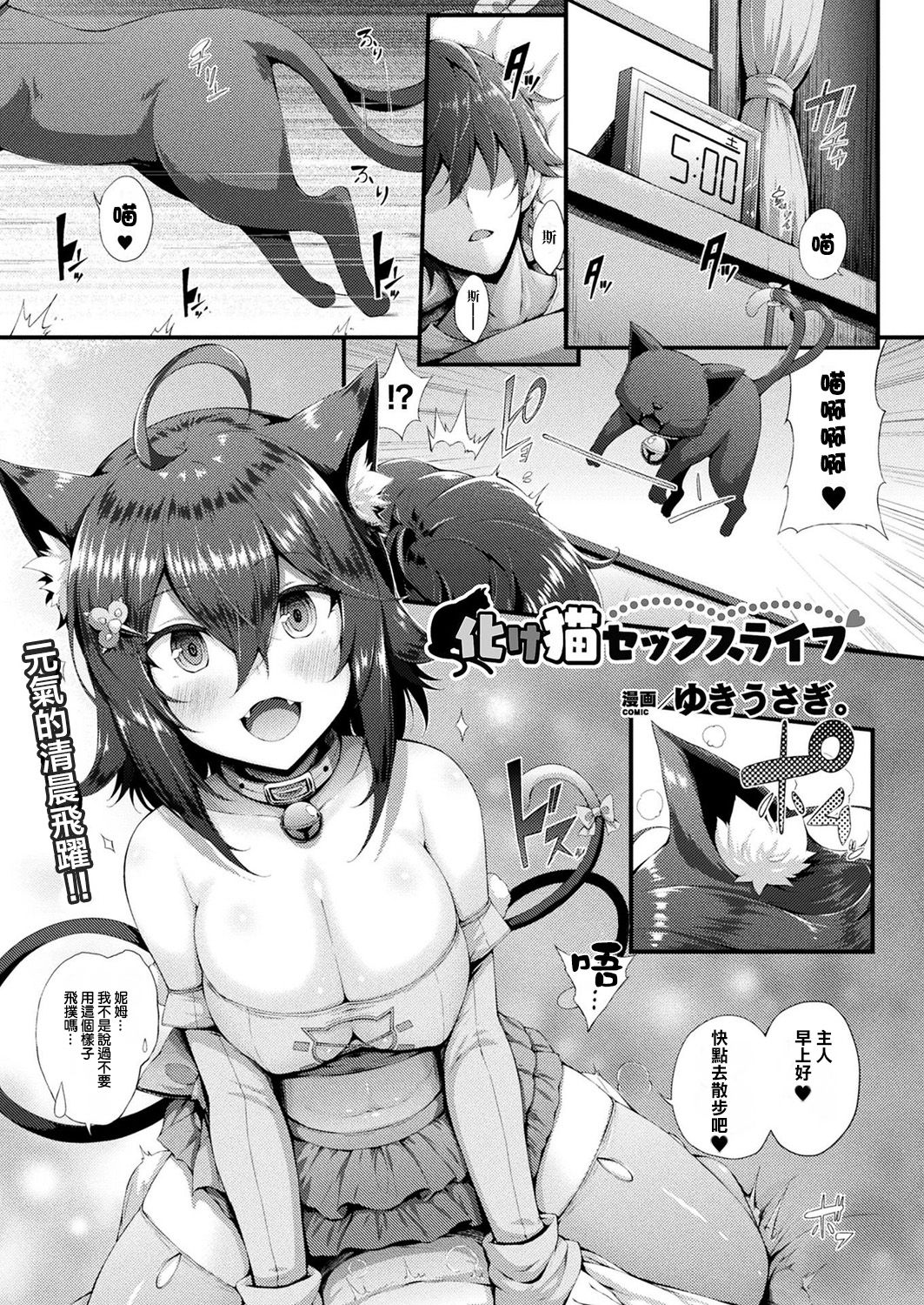 [ゆきうさぎ。] 化け猫セックスライフ (コミックアンリアル 2019年6月号 Vol.79) [中国翻訳] [DL版]