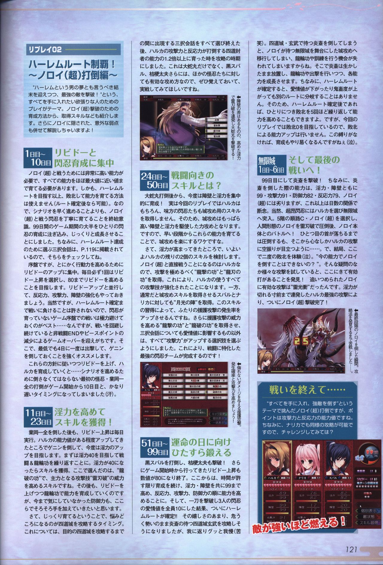 超昂閃忍ハルカ ビジュアルファンブック