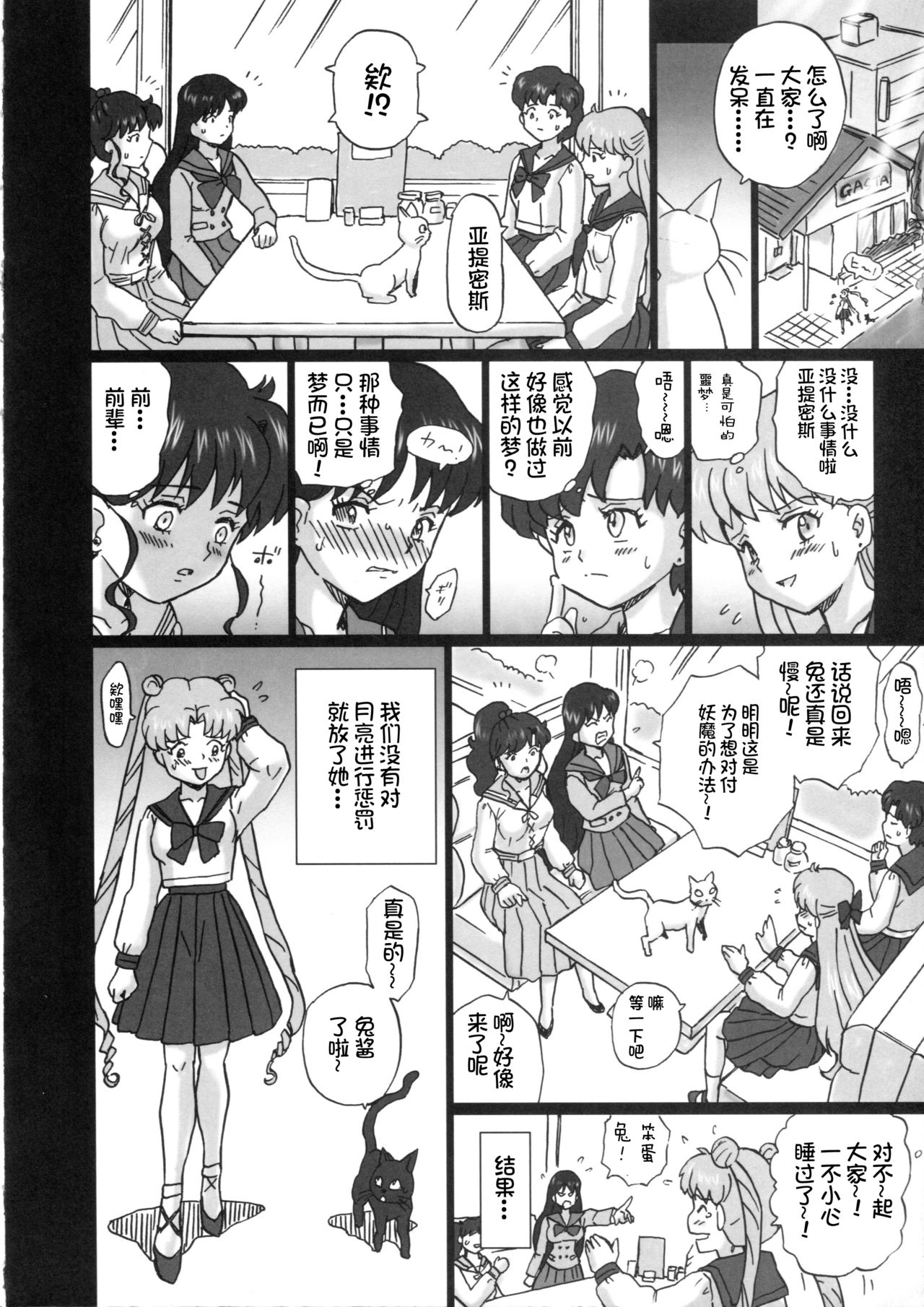 (C84) [Rat Tail (Irie Yamazaki)] TAIL-MAN SAILORMOON 5GIRLS BOOK (美少女戦士セーラームーン) [中国翻訳]