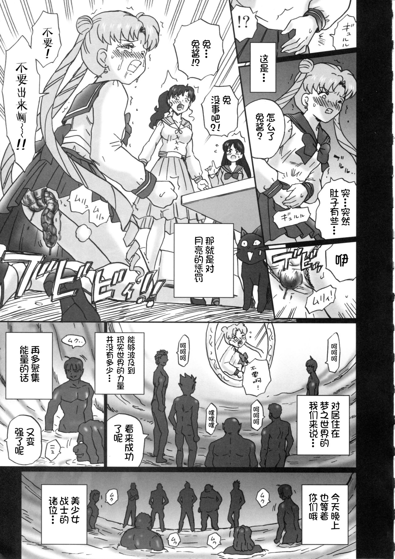 (C84) [Rat Tail (Irie Yamazaki)] TAIL-MAN SAILORMOON 5GIRLS BOOK (美少女戦士セーラームーン) [中国翻訳]