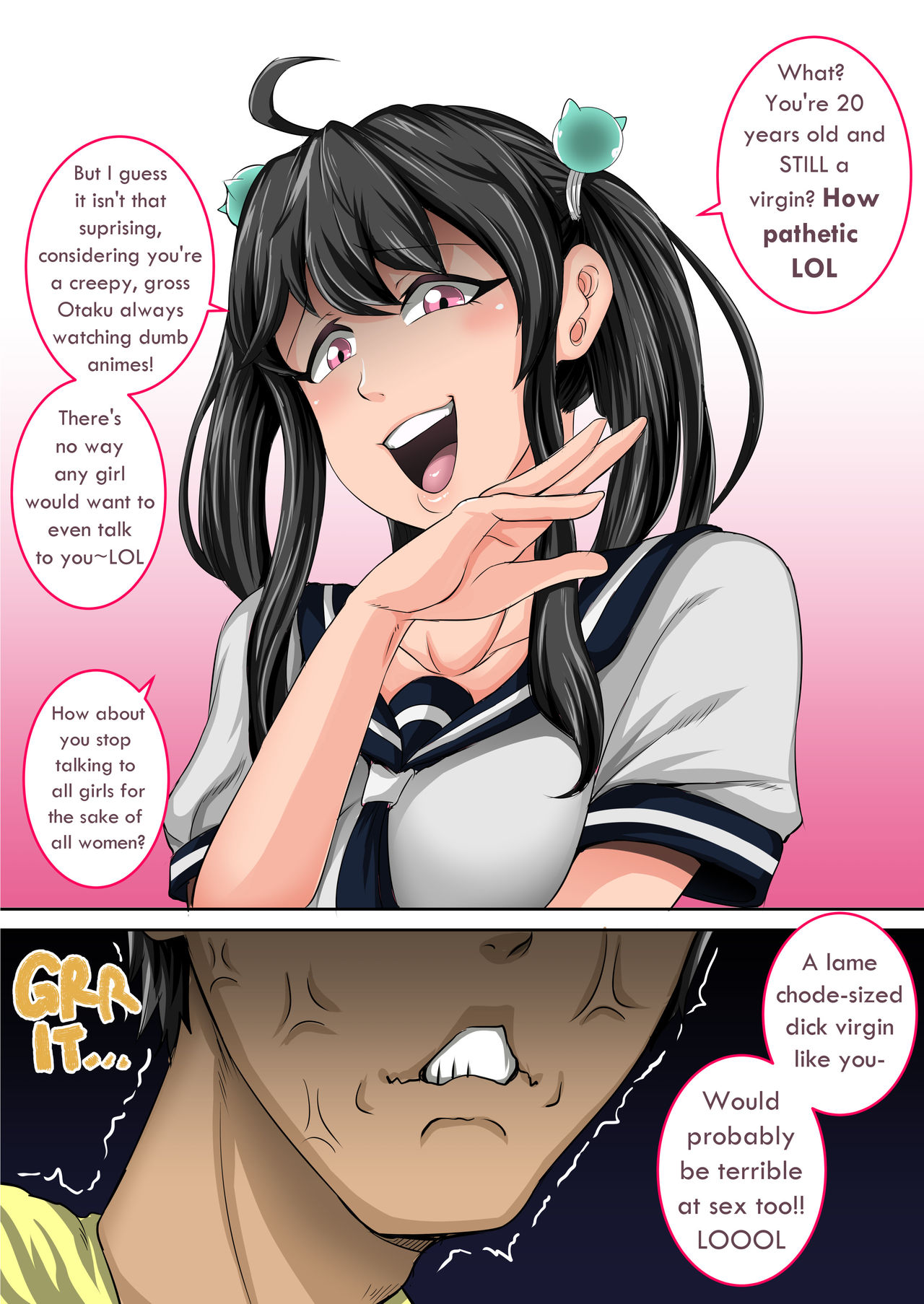 [ジュナジュナジュース] ムカつく妹はちゃんと叱らなくちゃ①～⑳まとめ [英訳]