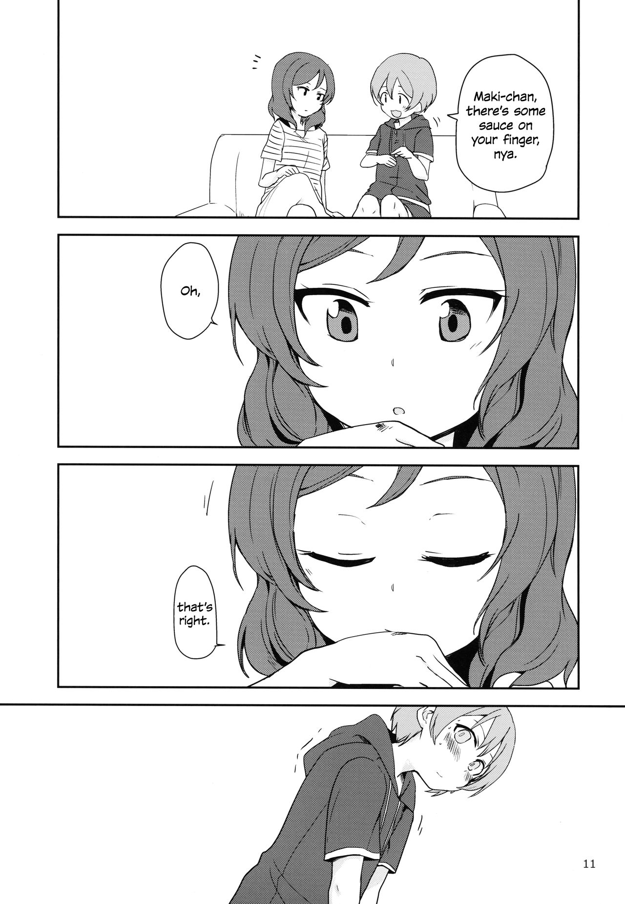 (C90) [クロ缶、とらまだら。 (伊月クロ、琉牙狼)] どこでもいっしょ (ラブライブ!) [英訳]