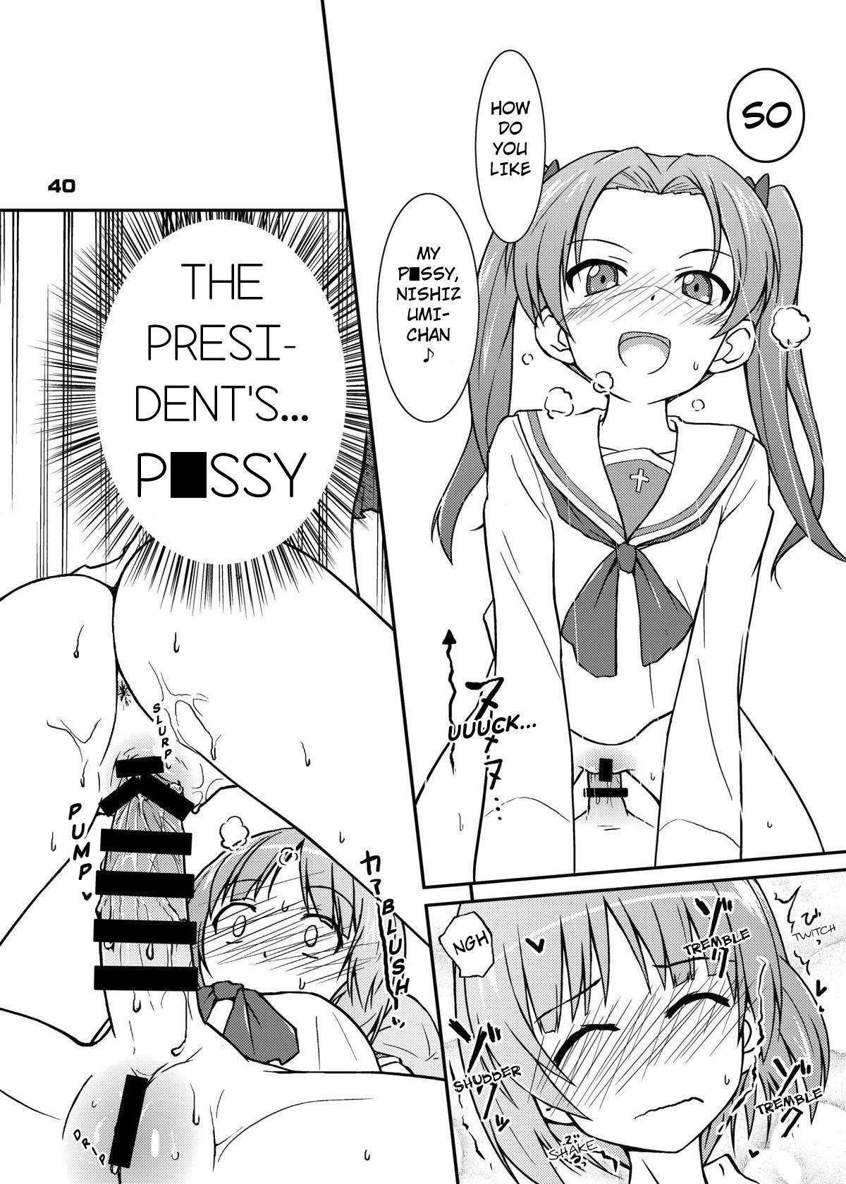 [ムナック (むーな)] 西住ちゃんにちん●んをつっこまれる夢を見たんだ (ガールズ&パンツァー) [英訳] [DL版]