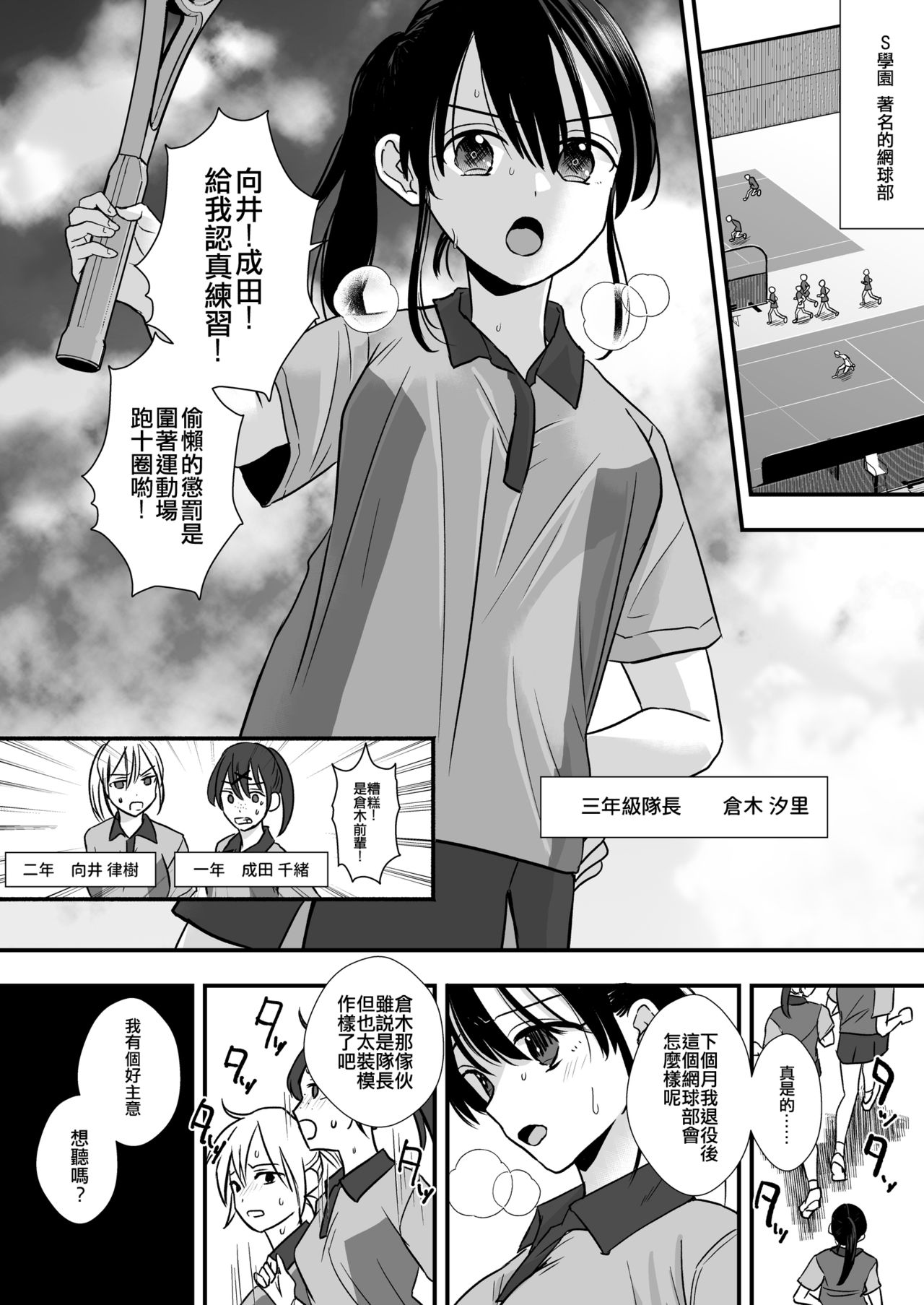 [大人の幼恥園 (ミナカミ理久)] テニス部の先輩いじめ [中国翻訳]