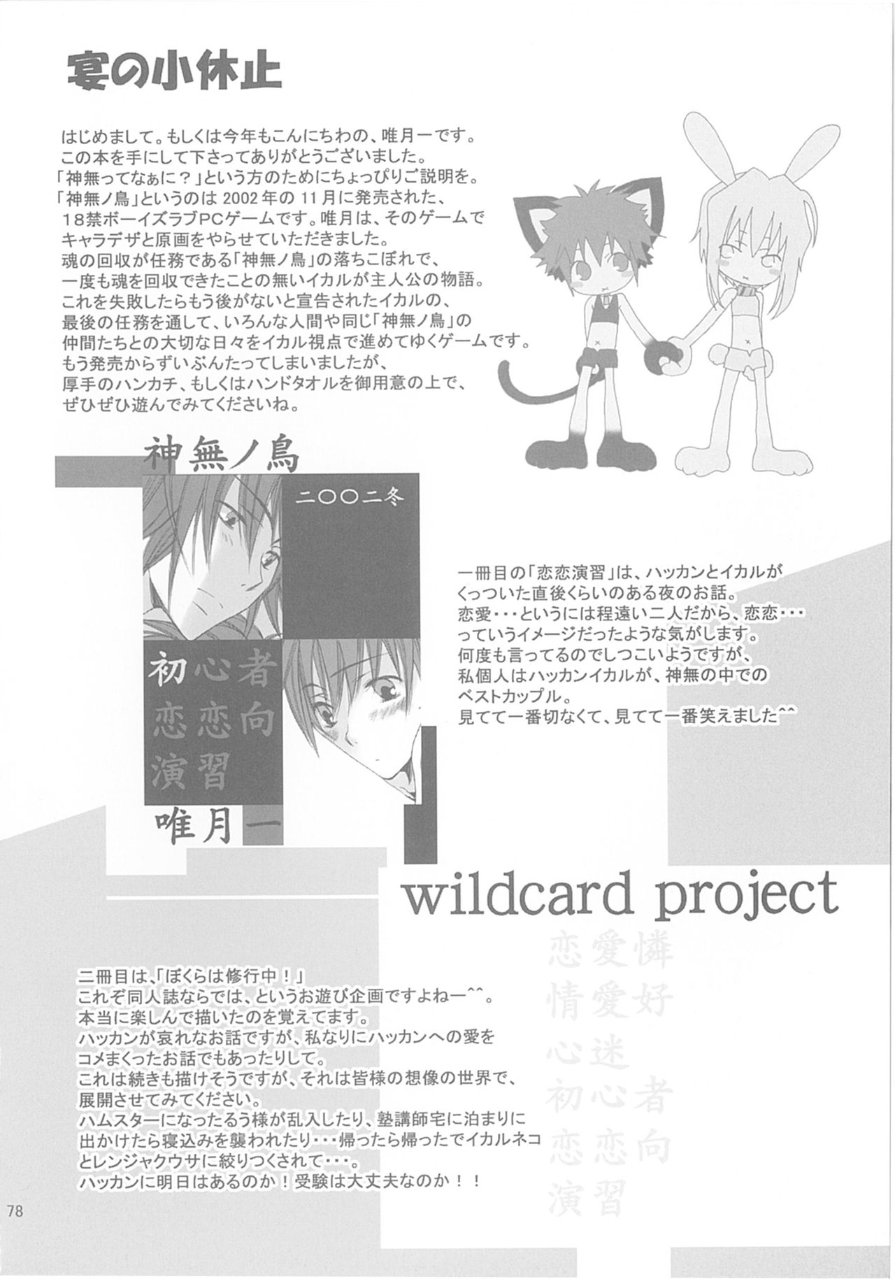 [041230][wildcard_project]今宵の宴は夜明けまで ～招待状はこちら～