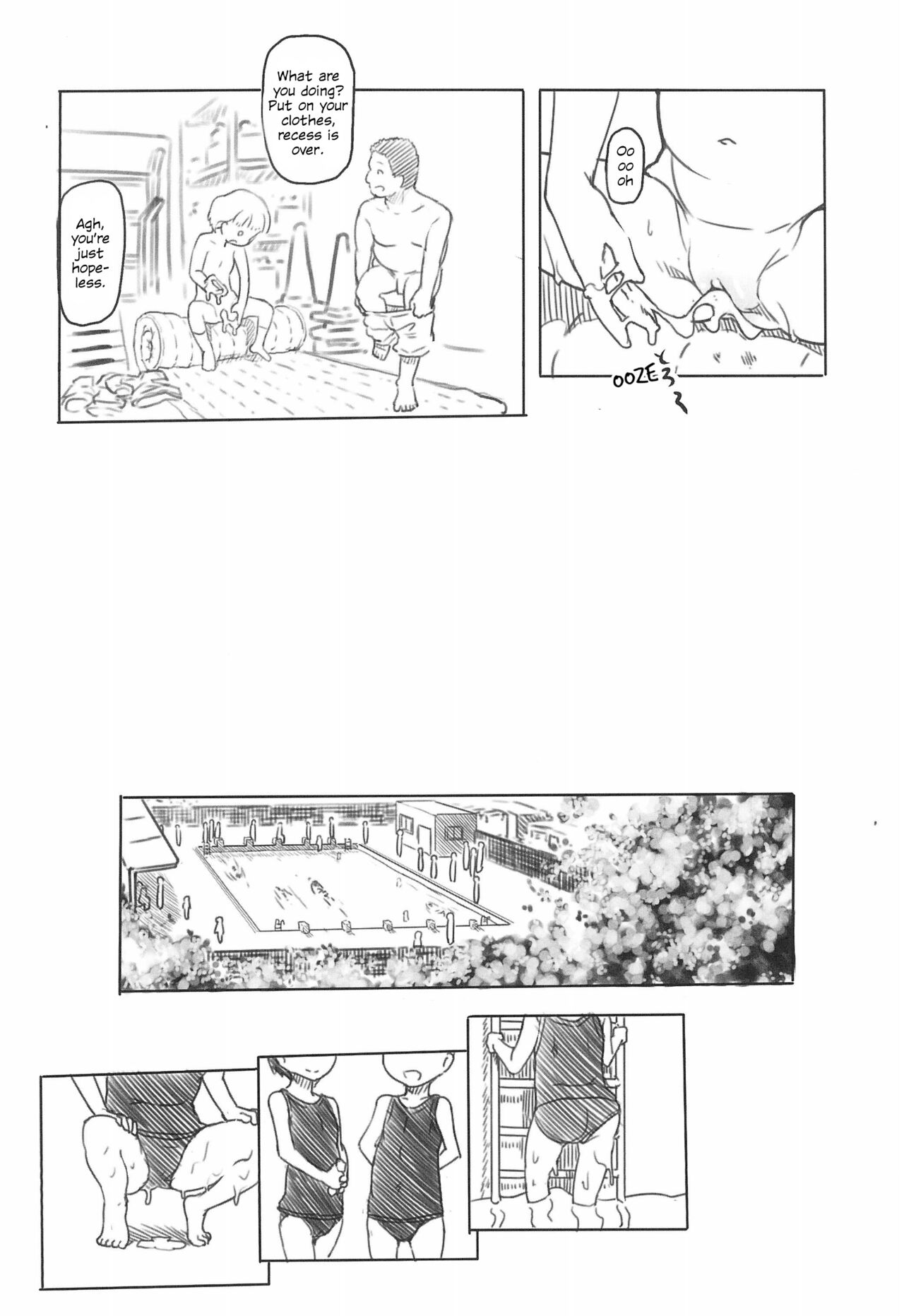 (コミティア130) [黒魔法研究所 (ぬかじ)] 池沼の子をオナホにする1+2 [英訳]