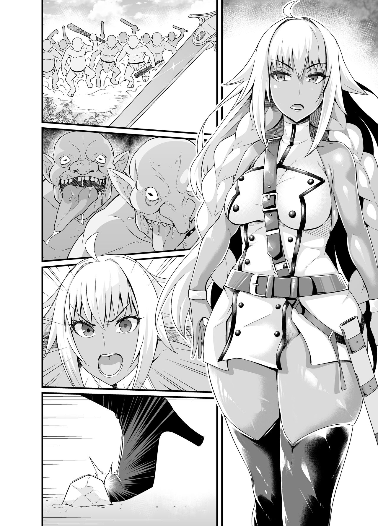 [あんこまん] ラクシュミー・バーイー、ゴブリンの群れと戦う (Fate/Grand Order)